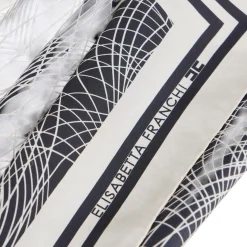 Foulard donna in seta con stampa astratta