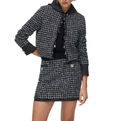Giacca donna boxy in bouclé