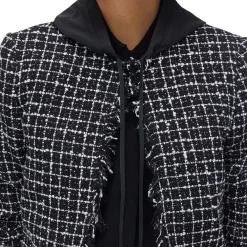 Giacca donna boxy in bouclé