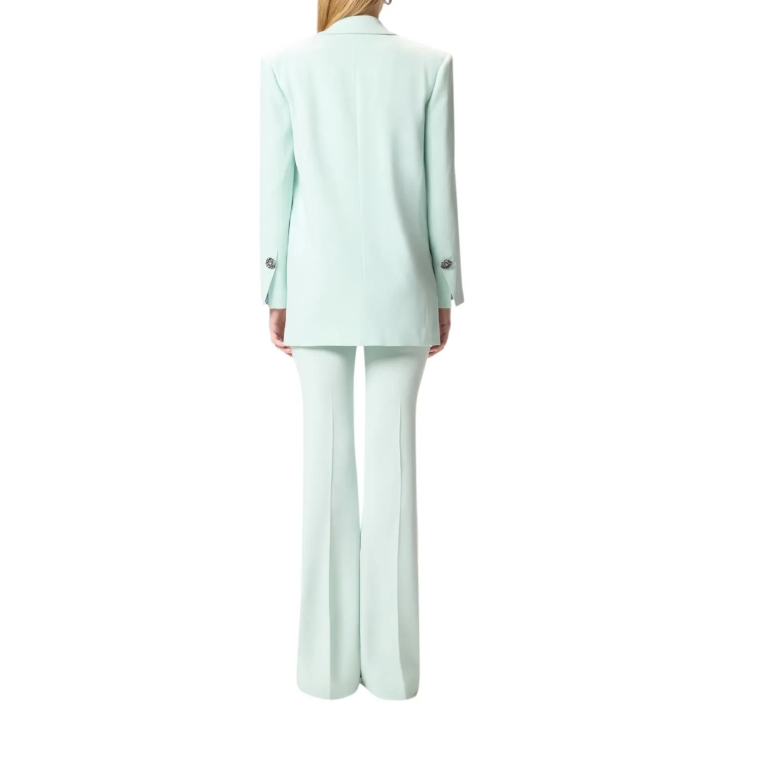Giacca donna con bottoni rose gioiello