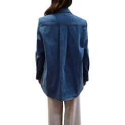 Giacca donna con dettagli in denim