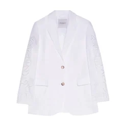 Giacca donna con ricami San Gallo