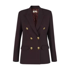 Giacca donna doppiopetto in gabardina