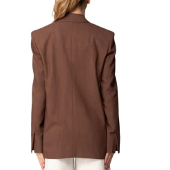 Giacca donna monopetto effetto rustico