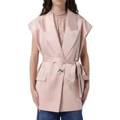 Giacca donna smanicata in satin