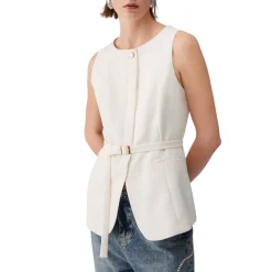 Gilet donna con cintura
