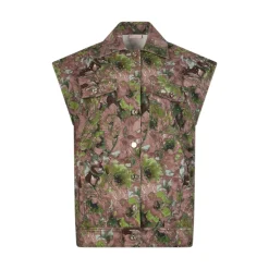 Gilet donna con stampa