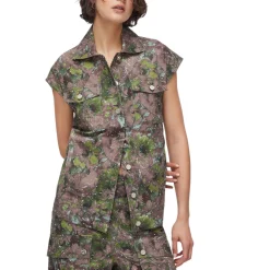 Gilet donna con stampa