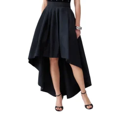 Gonna donna elegante in taffetà
