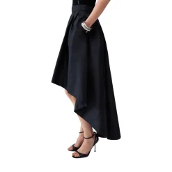 Gonna donna elegante in taffetà