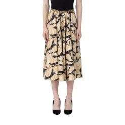 Gonna donna Elisabetta Franchi in cotone stampato