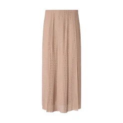 Gonna donna midi con frange e strass