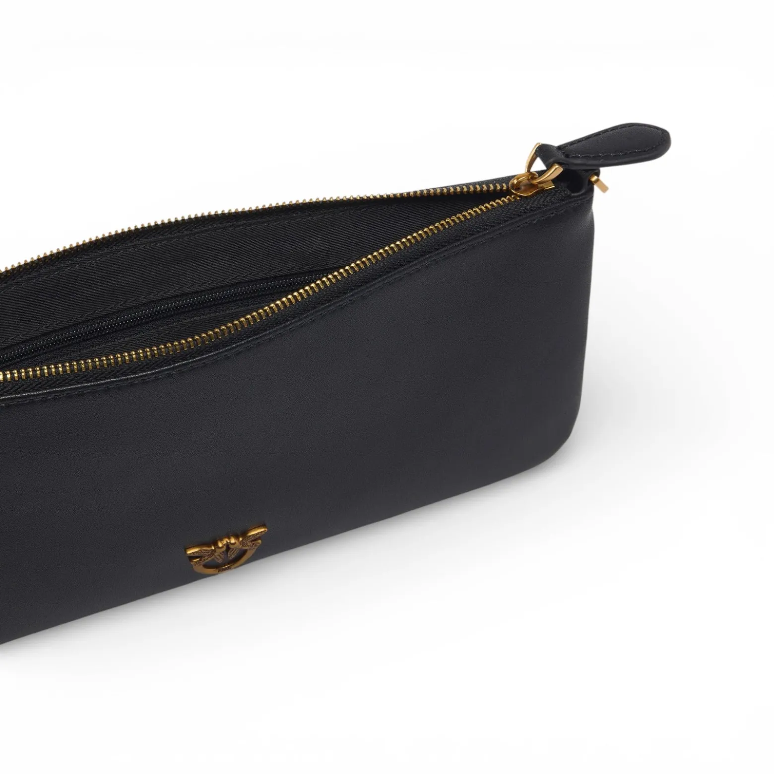 Horizontal Flat Bag in pelle
