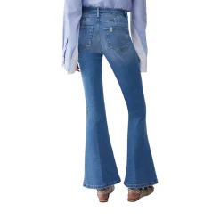 Jeans donna bootcut a vita alta