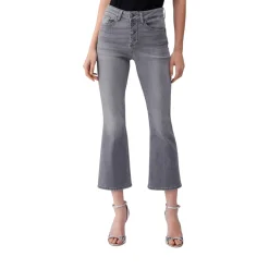 Jeans donna bootcut a vita alta