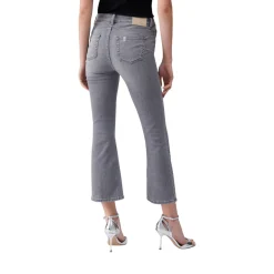 Jeans donna bootcut a vita alta