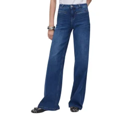 Jeans donna flare a vita alta