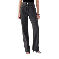 Jeans donna flare a vita alta