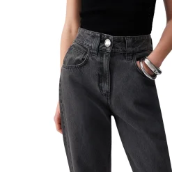 Jeans donna flare a vita alta