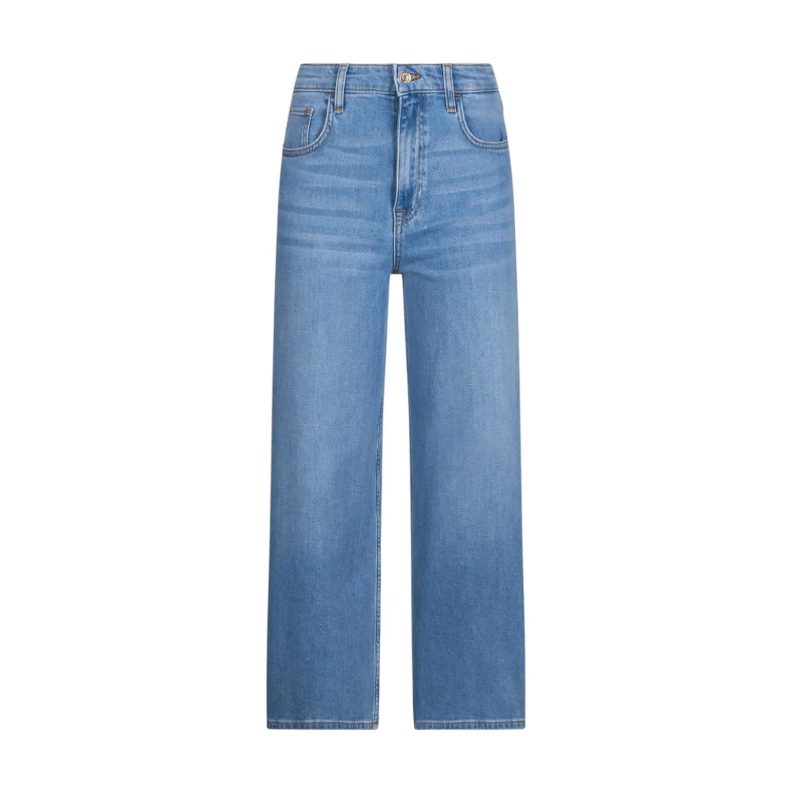 Jeans donna flare cropped