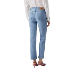 Jeans donna straight cropped