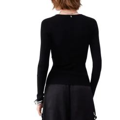 Maglia donna con ricami gioiello