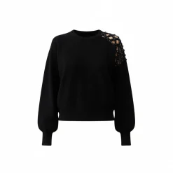Maglia donna con ricamo gioiello