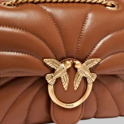 Mini borsa Love Bag Puff Butterfly a tracolla in nappa