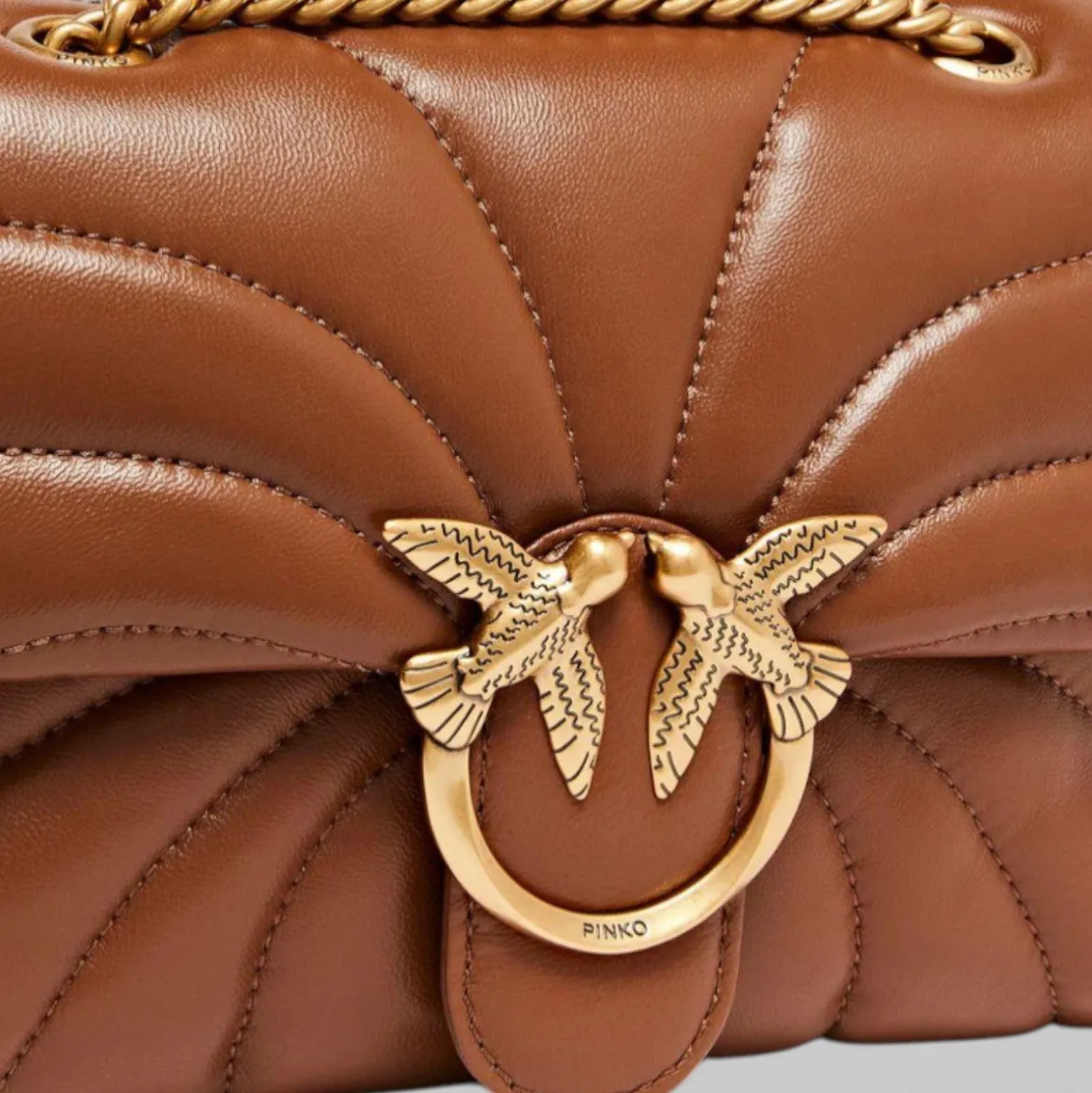 Mini borsa Love Bag Puff Butterfly a tracolla in nappa