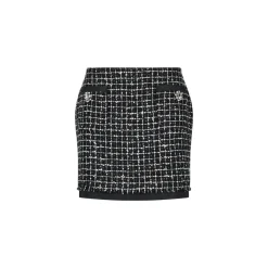 Minigonna donna in bouclé
