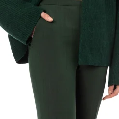 Pantalone donna dritto in fresco lana