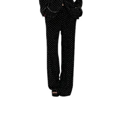 Pantalone donna full strass