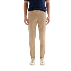 Pantaloni Chinos Uomo Slim-fit Basic QB24