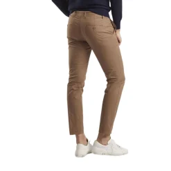 Pantaloni Chinos Uomo Slim-fit Goffrato QB24