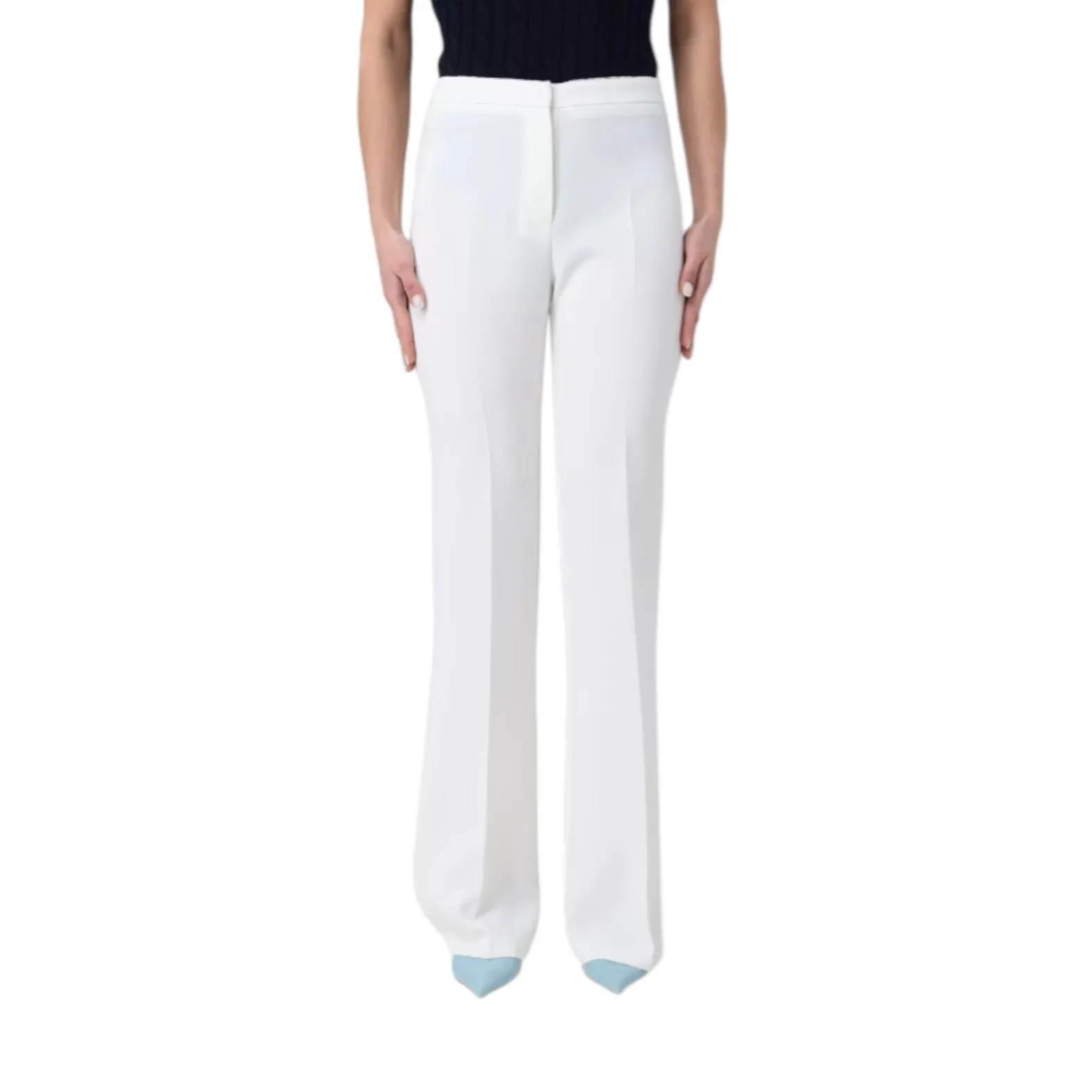 Pantaloni donna con piega stirata