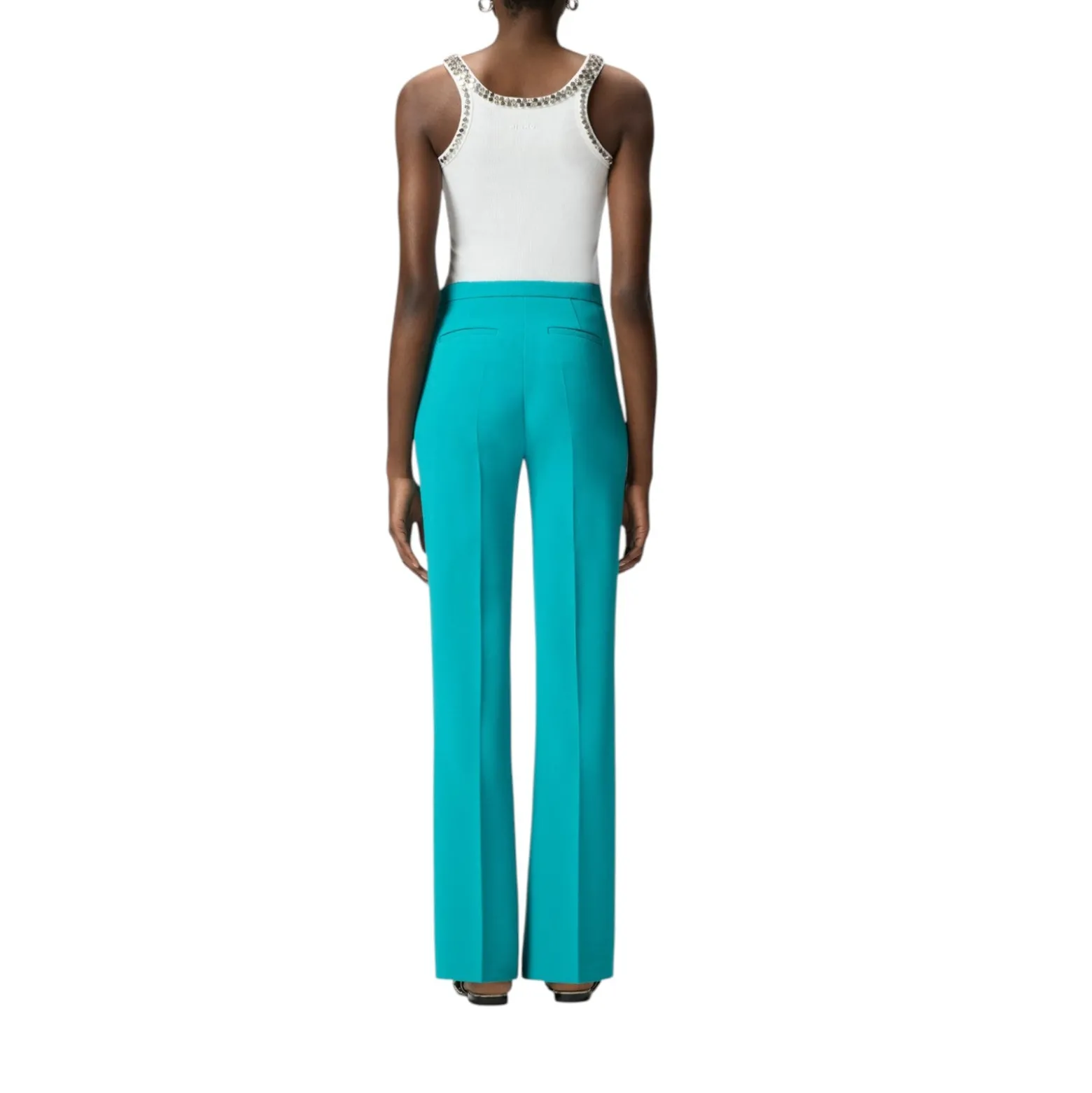 Pantaloni donna con piega stirata