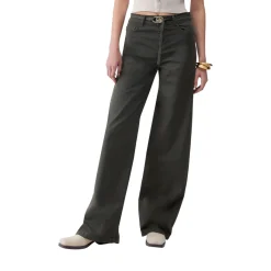 Pantaloni donna flare con cintura