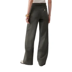 Pantaloni donna flare con cintura