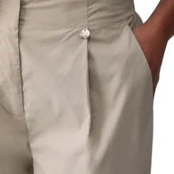 Pantaloni donna flare in popeline
