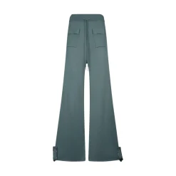 Pantaloni donna in maglia con perline