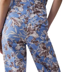 Pantaloni donna palazzo in popeline