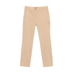 Pantaloni donna Pinko in lino e viscosa