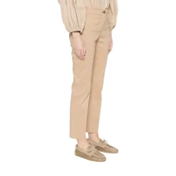 Pantaloni donna Pinko in lino e viscosa