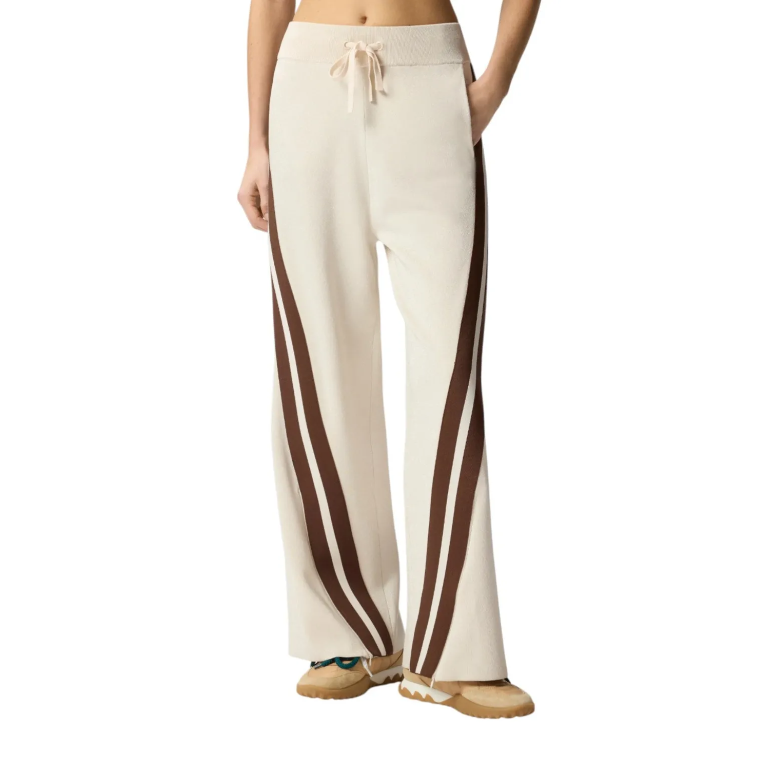 Pantaloni donna sportivi con bande