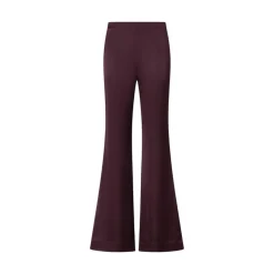 Pantaloni donna svasati in satin