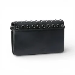Pochette a tracolla piccola Love Bag Click Soft Horizontal Mini in pel