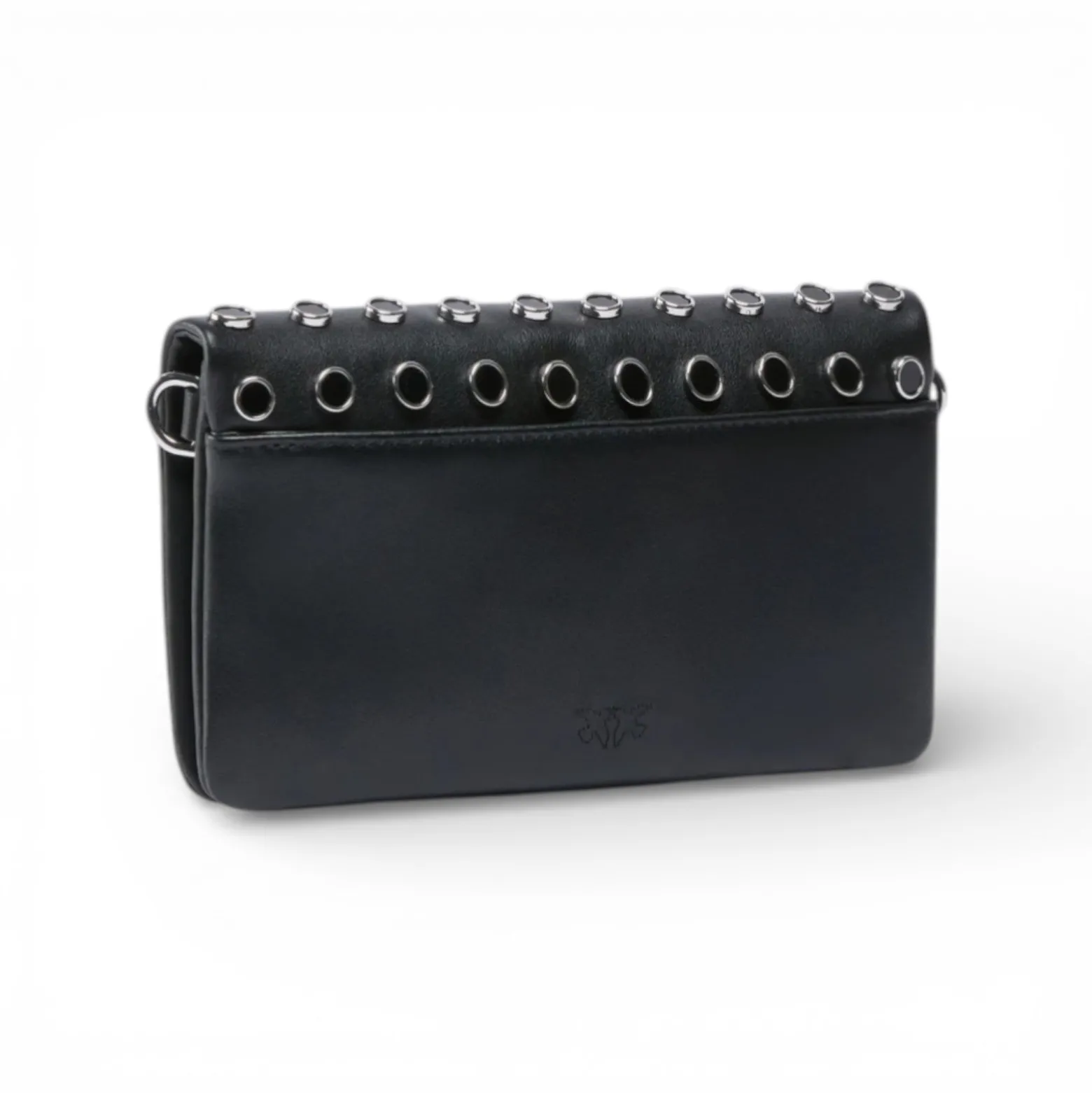 Pochette a tracolla piccola Love Bag Click Soft Horizontal Mini in pel