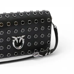 Pochette a tracolla piccola Love Bag Click Soft Horizontal Mini in pel