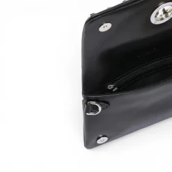 Pochette a tracolla piccola Love Bag Click Soft Horizontal Mini in pel