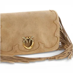 Pochette a tracolla piccola Love Bag Click Soft Horizontal Mini in sue